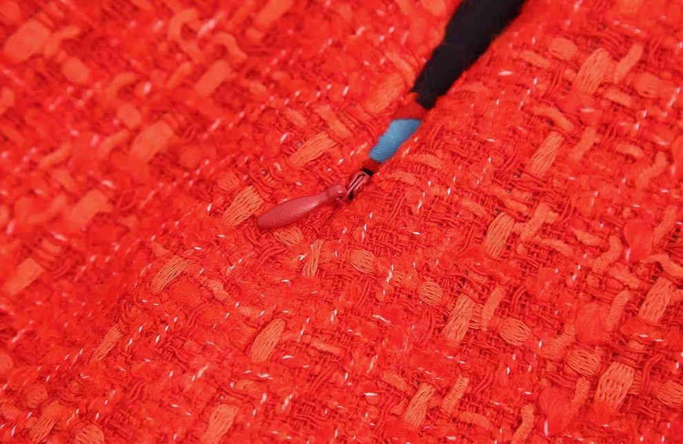 Jupe à Carreaux Rouge Vintage - Louise Vintage