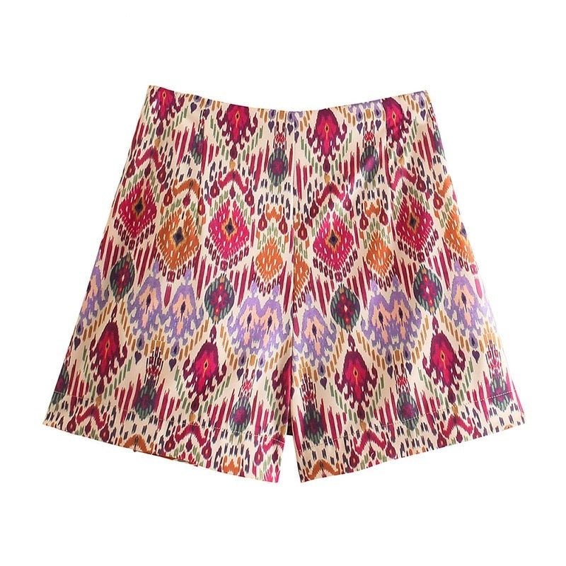 Jupe Courte Nouée imprimés Vintage - Louise Vintage