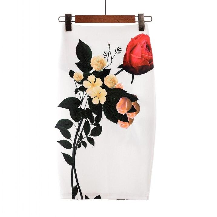 Jupe Crayon Fleur Vintage - Louise Vintage