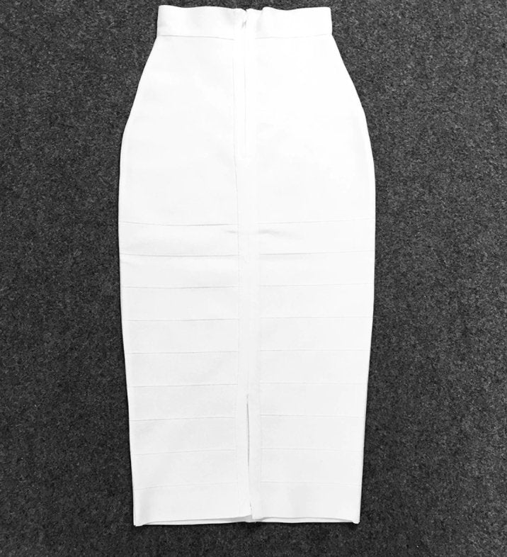 Jupe Droite Vintage Blanche - Louise Vintage