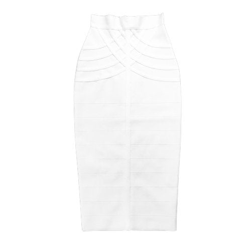 Jupe Droite Vintage Blanche - Louise Vintage