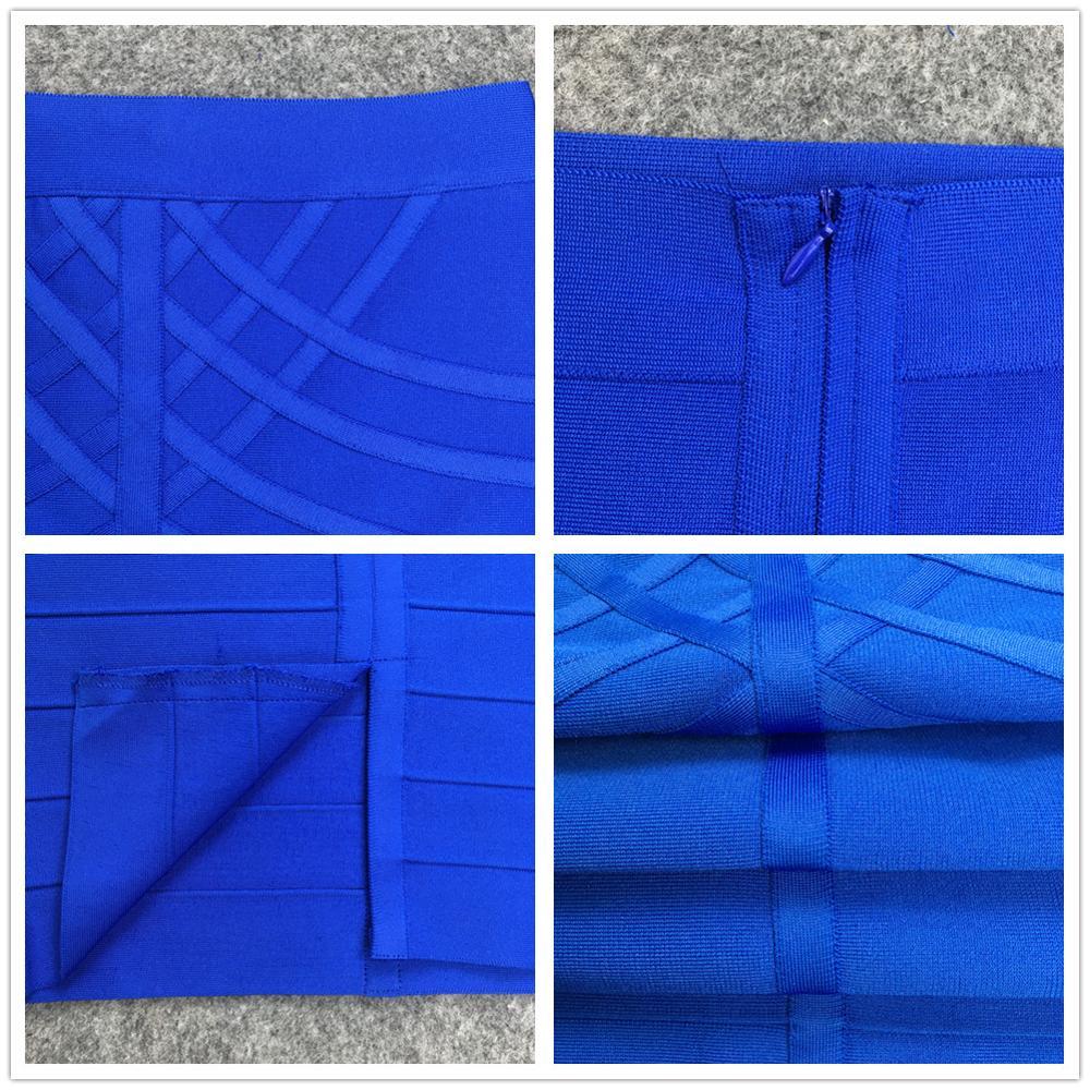 Jupe Droite Vintage Bleu - Louise Vintage