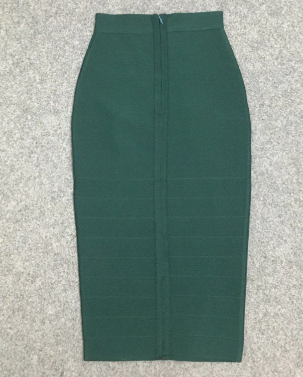 Jupe Droite Vintage Vert - Louise Vintage