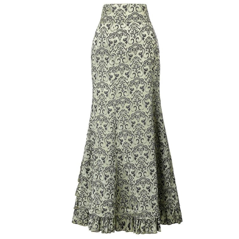 Jupe longue vintage taille haute hotsell