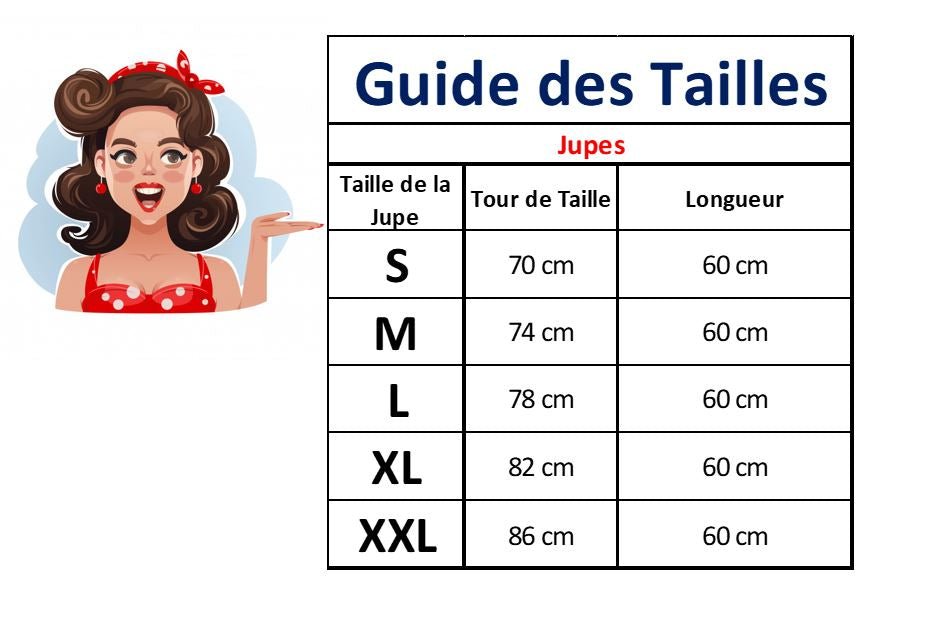 Jupe Vintage Année 50 Noir - Louise Vintage