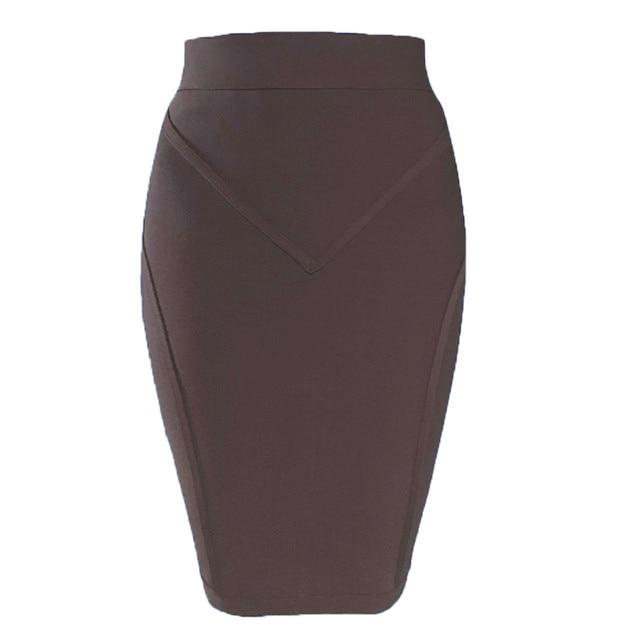 Jupe Vintage Années 60 Moulante Marron - Louise Vintage