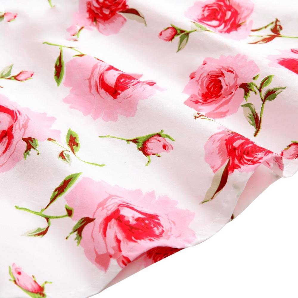 Jupe Vintage Beige Roses - Louise Vintage