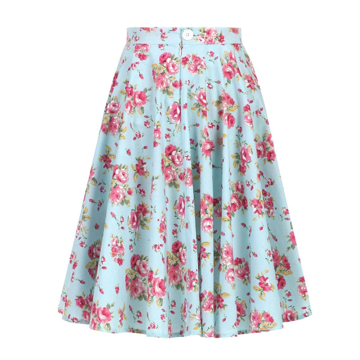 Jupe Vintage Ciel Roses - Louise Vintage