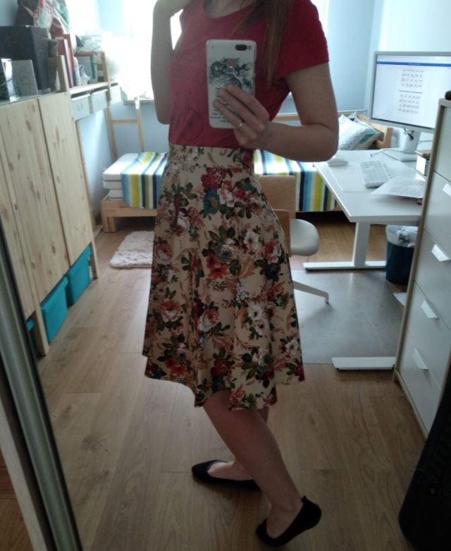 Jupe Vintage Classique Fleurs - Louise Vintage