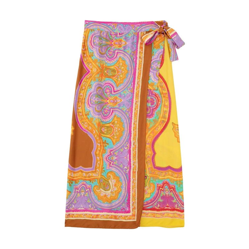 Jupe Vintage Motif Paisley - Louise Vintage