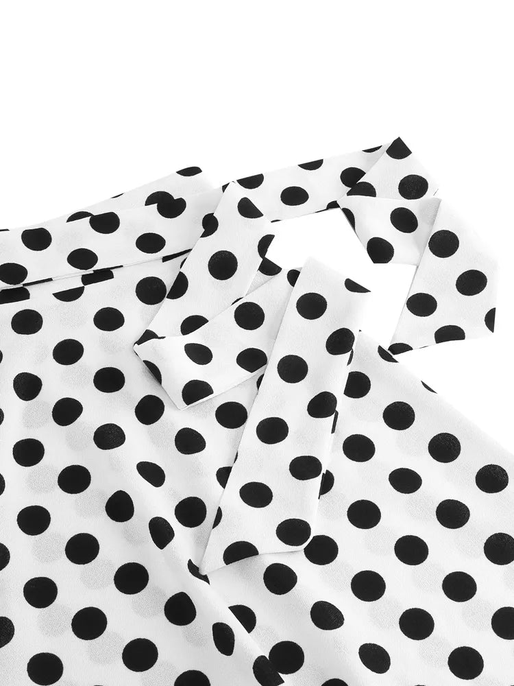 Jupe Vintage Noeud Avant - Louise Vintage