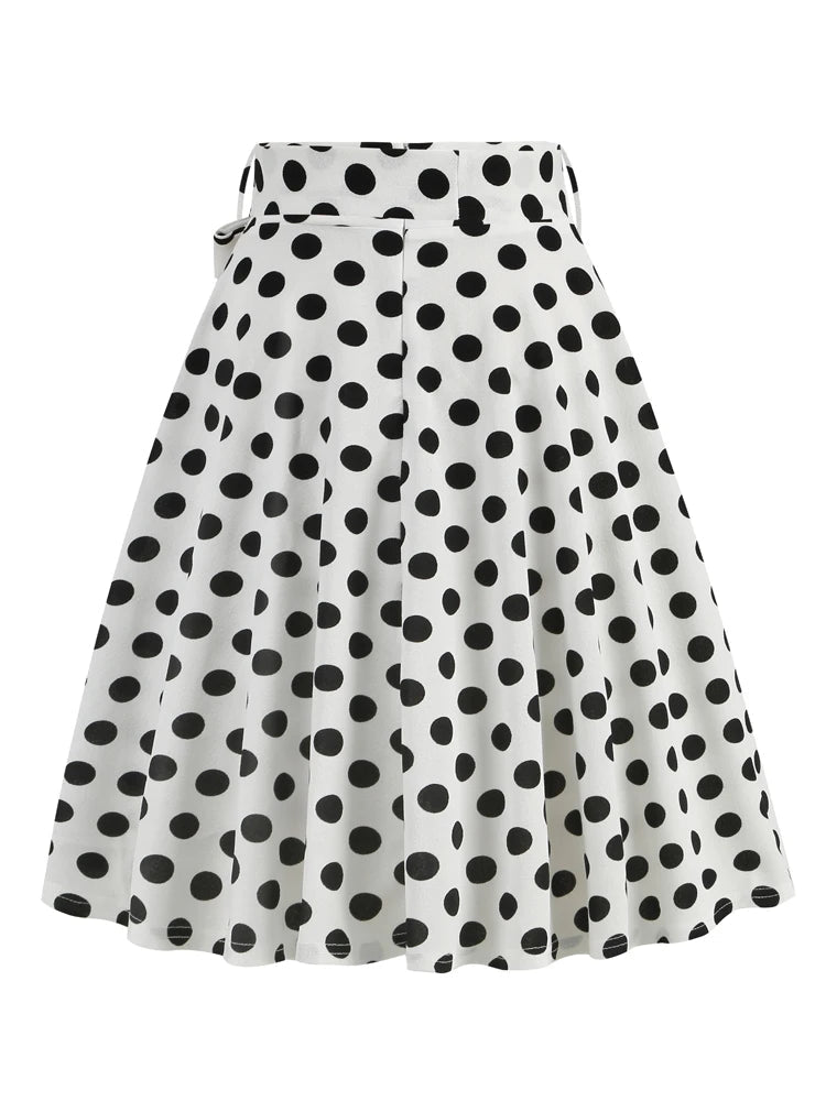 Jupe Vintage Noeud Avant - Louise Vintage