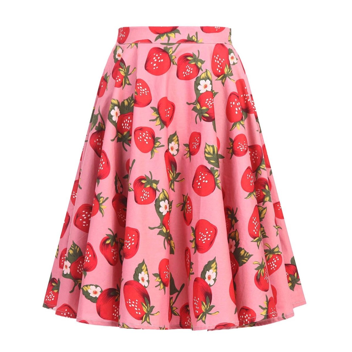 Jupe Vintage Rose Fraise - Louise Vintage
