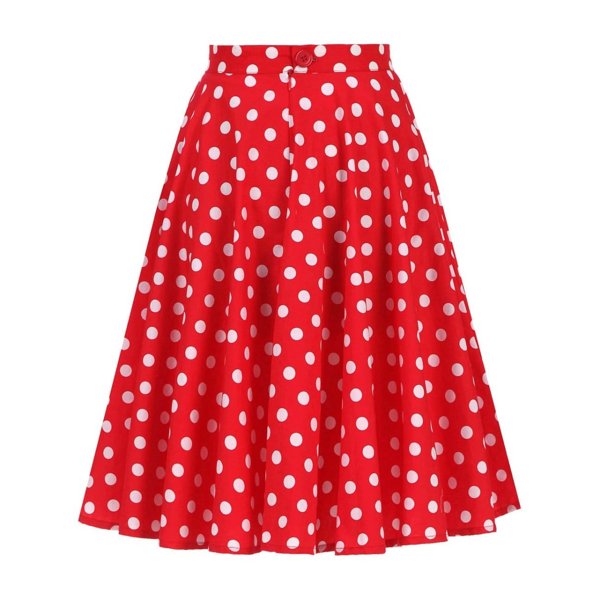 Jupe Vintage Rouge Pois - Louise Vintage