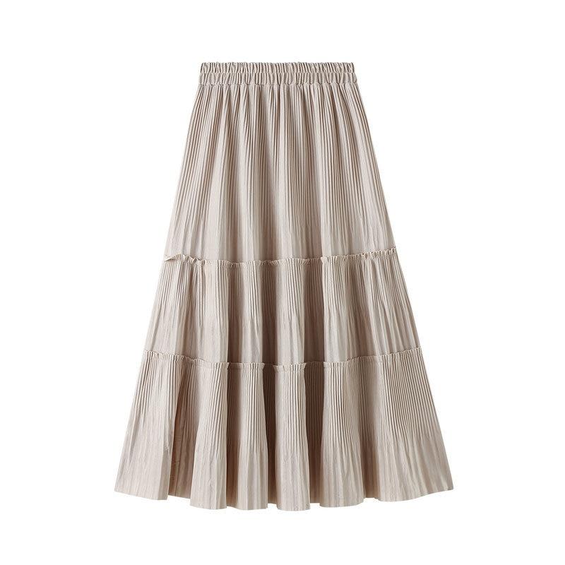 Jupe Vintage Velours Beige - Louise Vintage