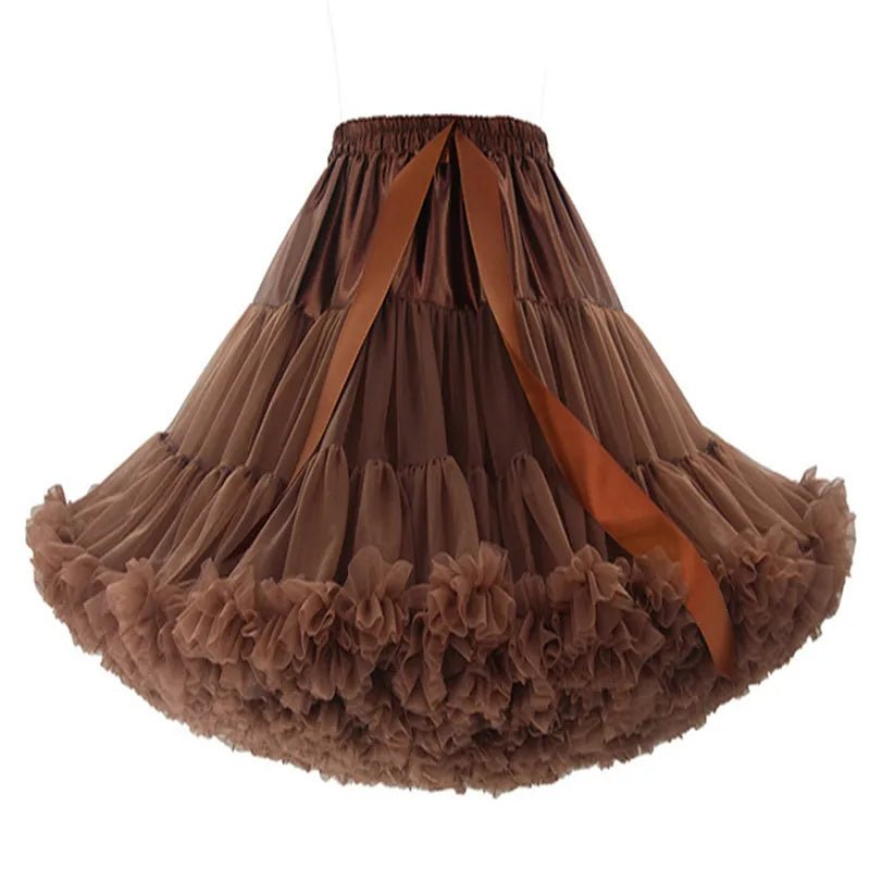 Jupon Sous Robe Vintage Marron - Louise Vintage