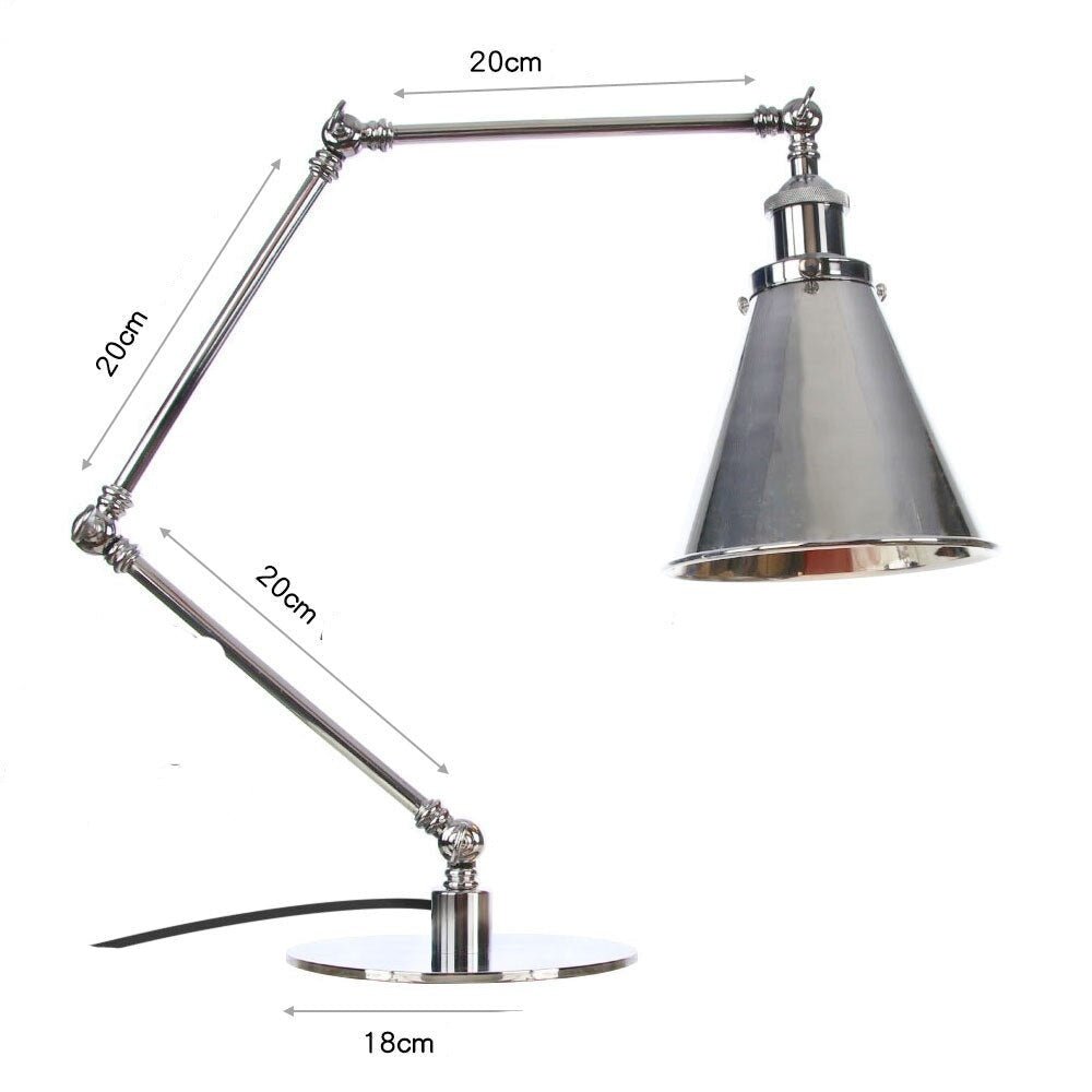 Lampe Bureau Industrielle Vintage - Louise Vintage
