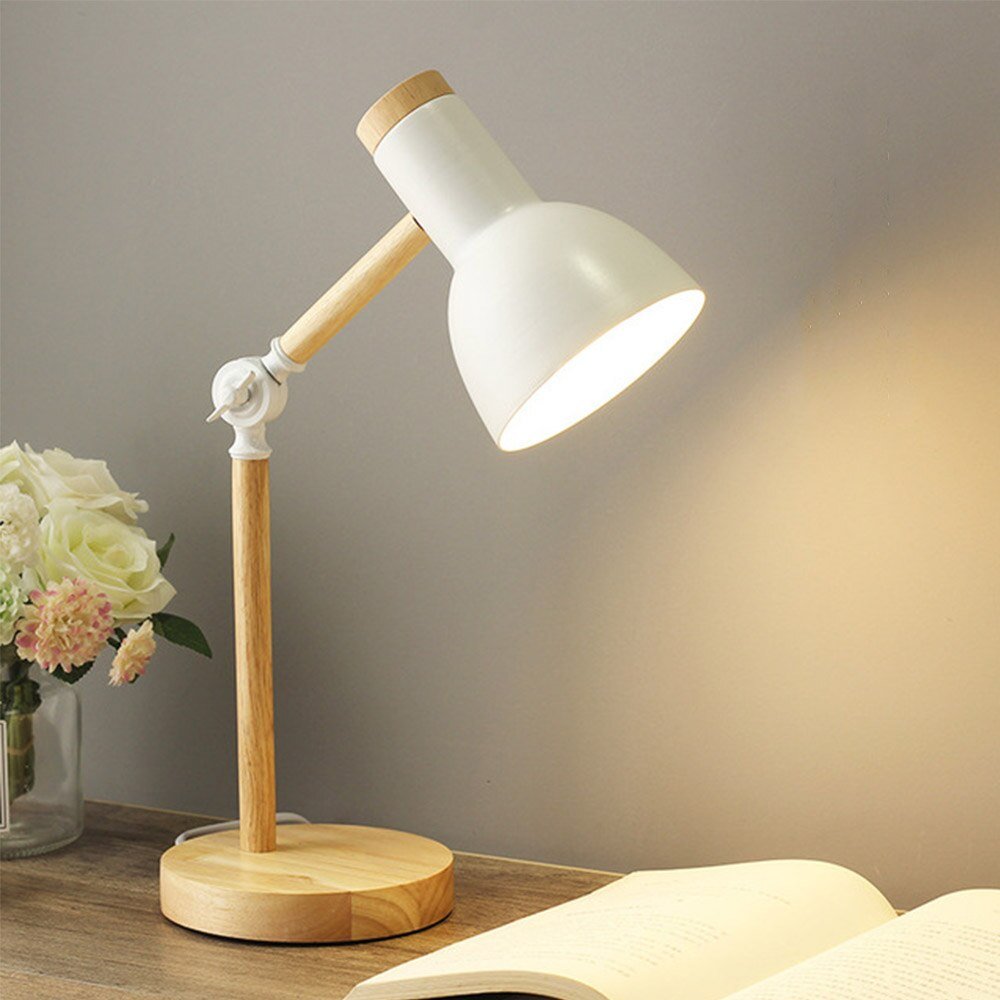 Lampe Bureau Vintage Blanc - Louise Vintage