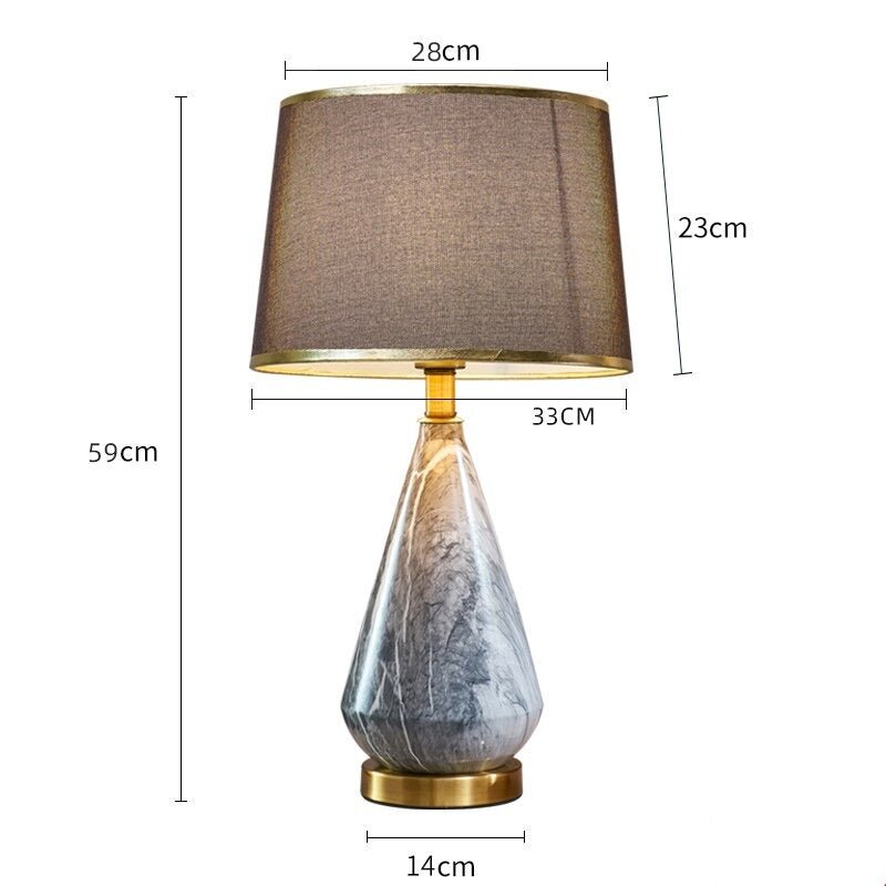 Lampe Ceramique Vintage Luxe - Louise Vintage