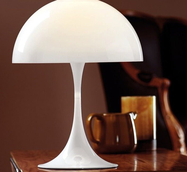 Lampe Champignon Vintage Blanc - Louise Vintage