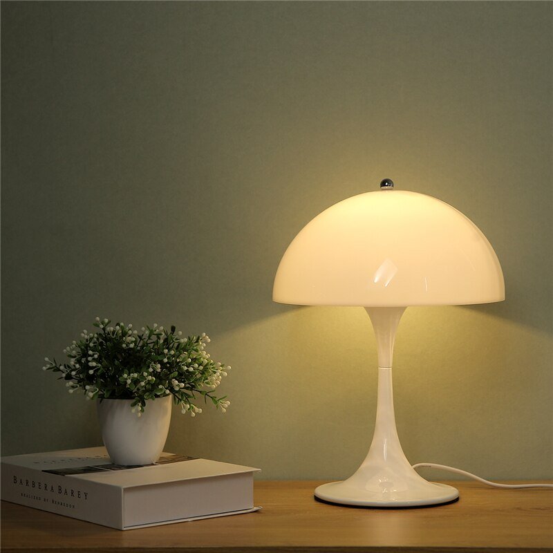 Lampe Champignon Vintage Blanc - Louise Vintage