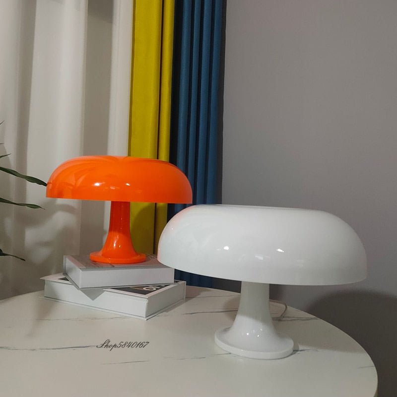 Lampe Champignon Vintage Blanche - Louise Vintage