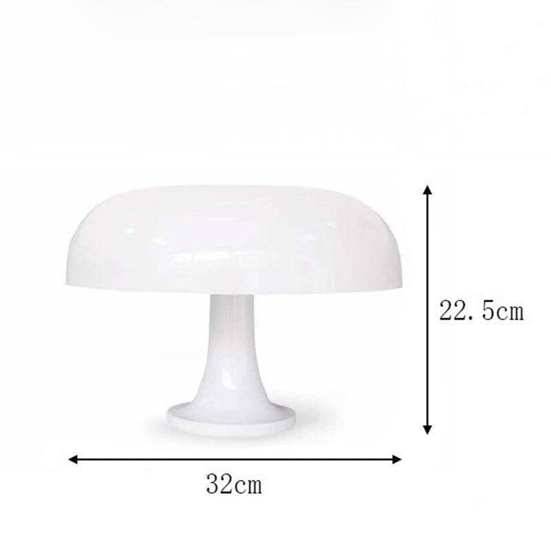 Lampe Champignon Vintage Blanche - Louise Vintage