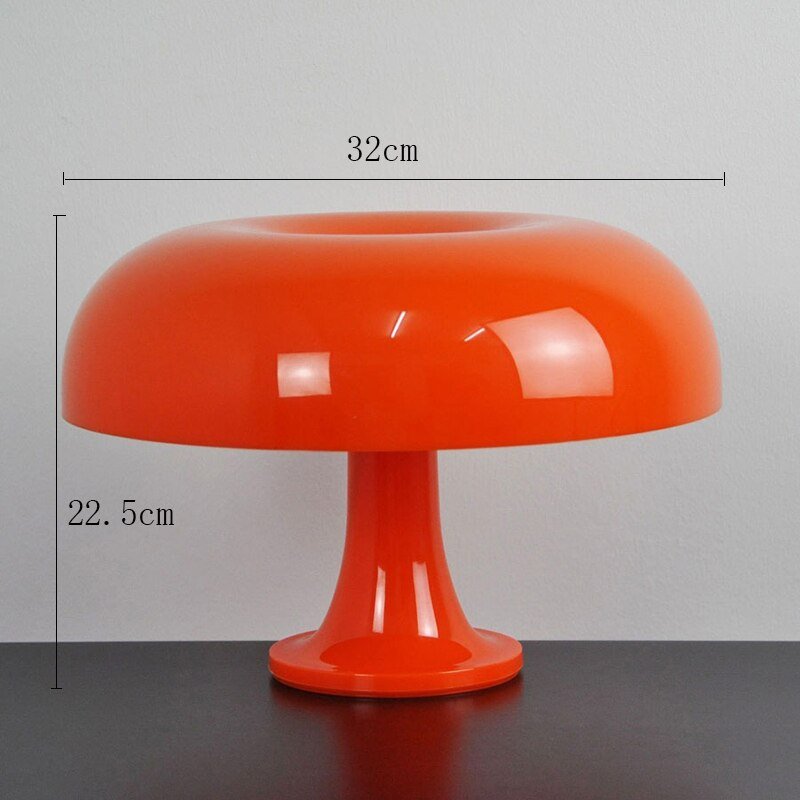 Lampe Champignon Vintage Orange - Louise Vintage