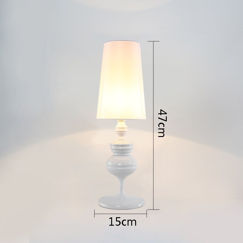 Lampe de Bureau Vintage Année 50 Blanc - Louise Vintage