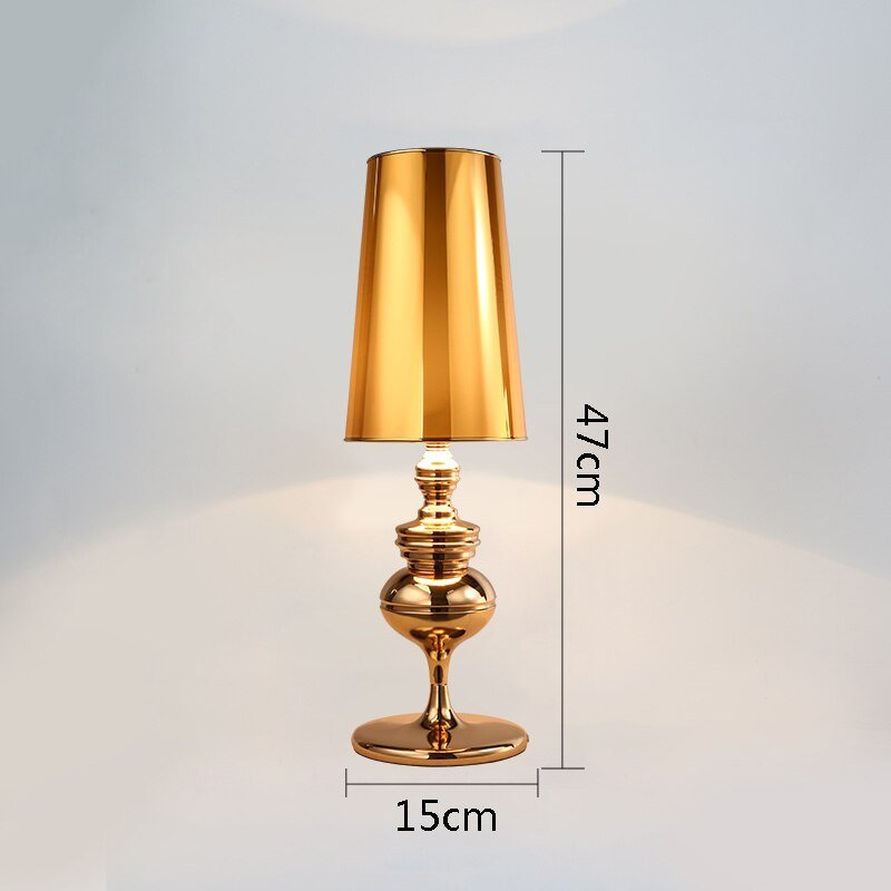 Lampe de Bureau Vintage Année 50 Or - Louise Vintage