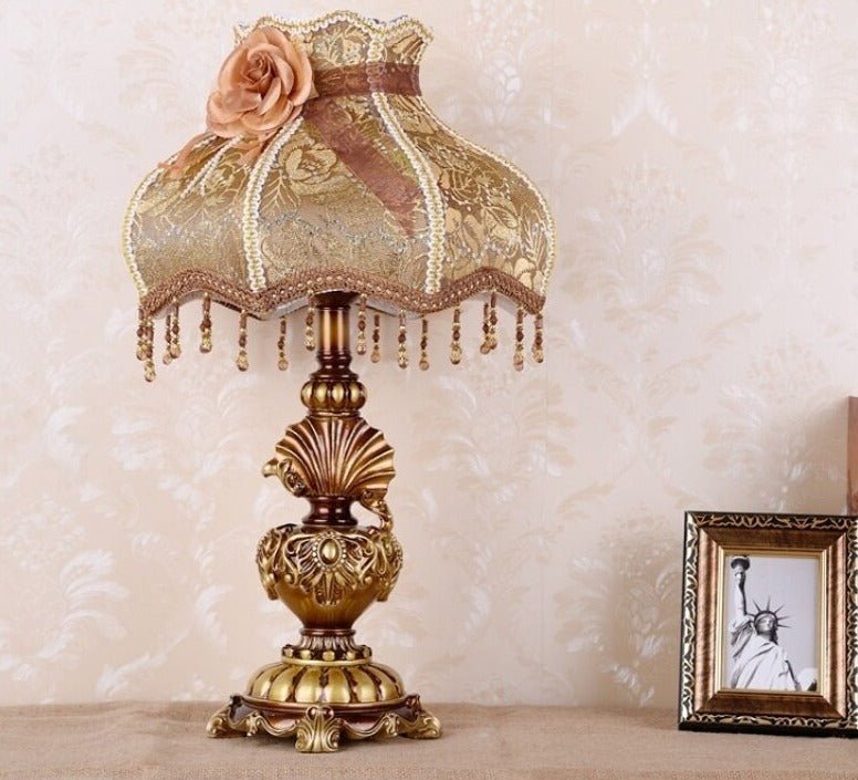 Lampe de Chevet Doré Vintage - Louise Vintage