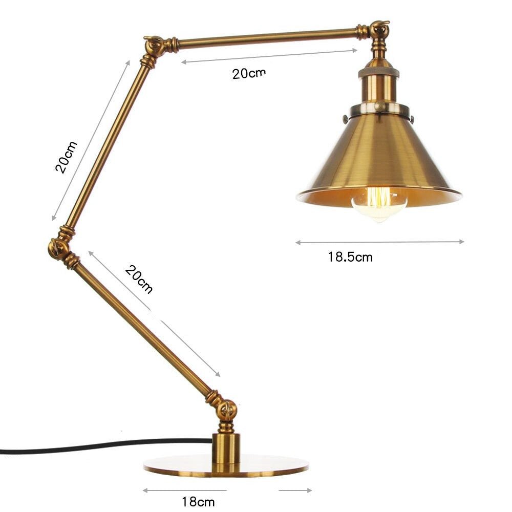 Lampe Industrielle Flexible Vintage - Louise Vintage