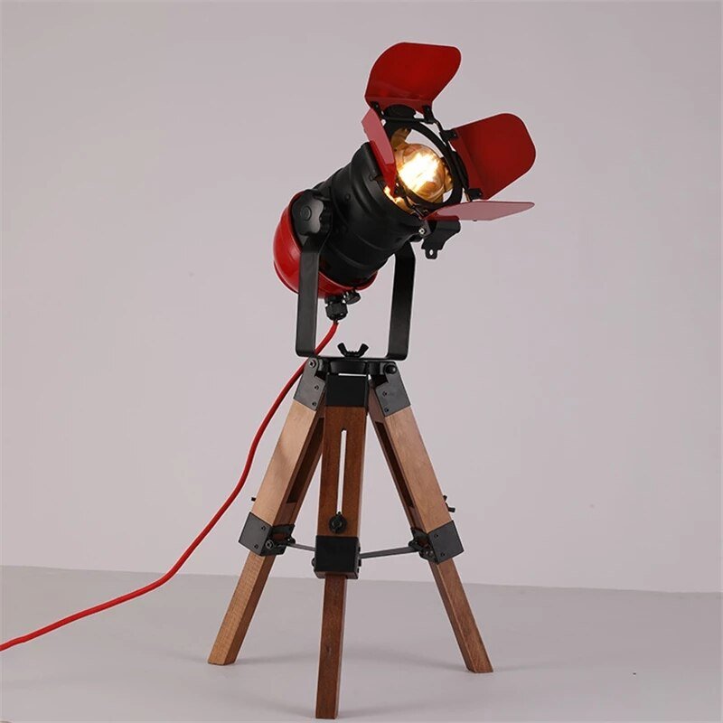 Lampe sur Pied Vintage Rouge - Louise Vintage