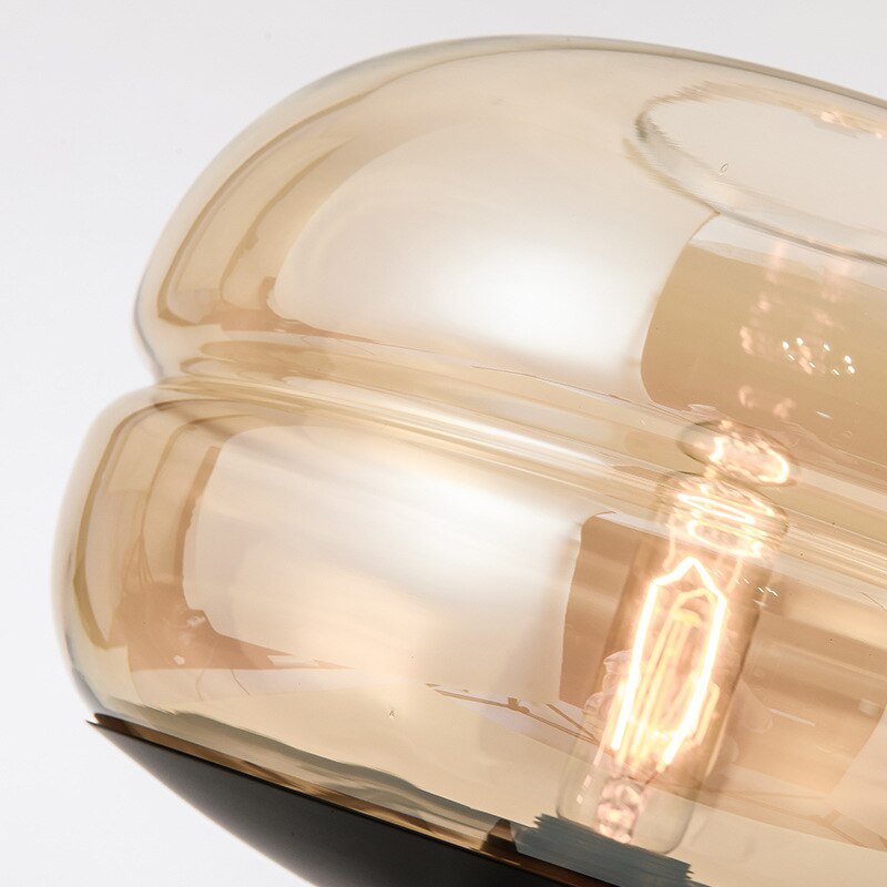 Lampe Verre Vintage Design Fumée - Louise Vintage