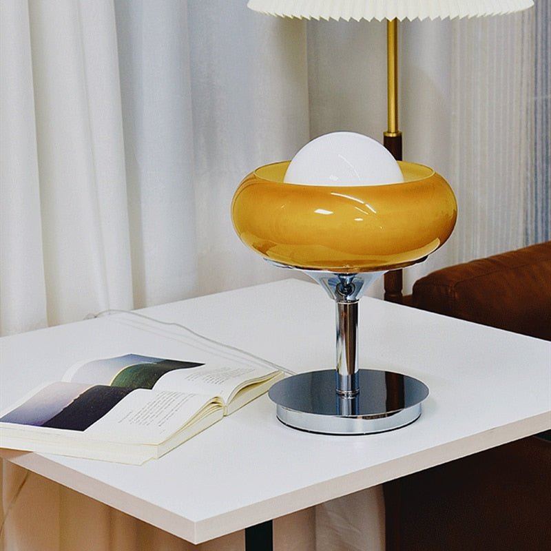 Lampe Vintage Année 70 Marron - Louise Vintage