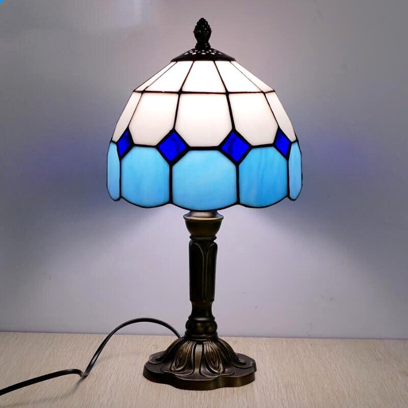 Lampe Vintage Art Déco Bleus - Louise Vintage