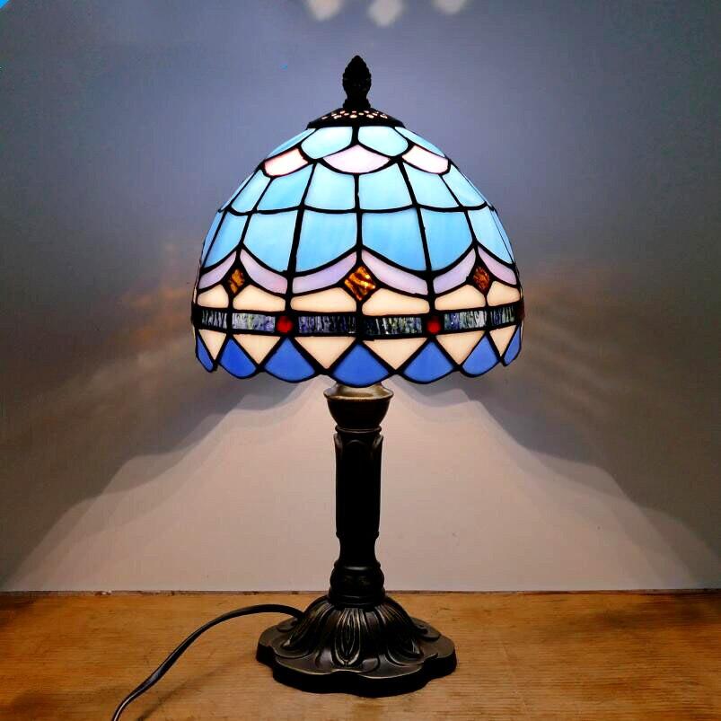 Lampe Vintage Art Déco Vitrail - Louise Vintage