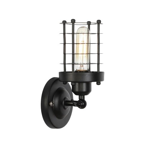 Luminaire Applique Murale Vintage Electric Noir - Louise Vintage