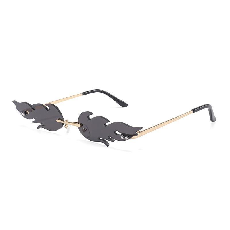 Lunettes Vintage Flammes Grises - Louise Vintage