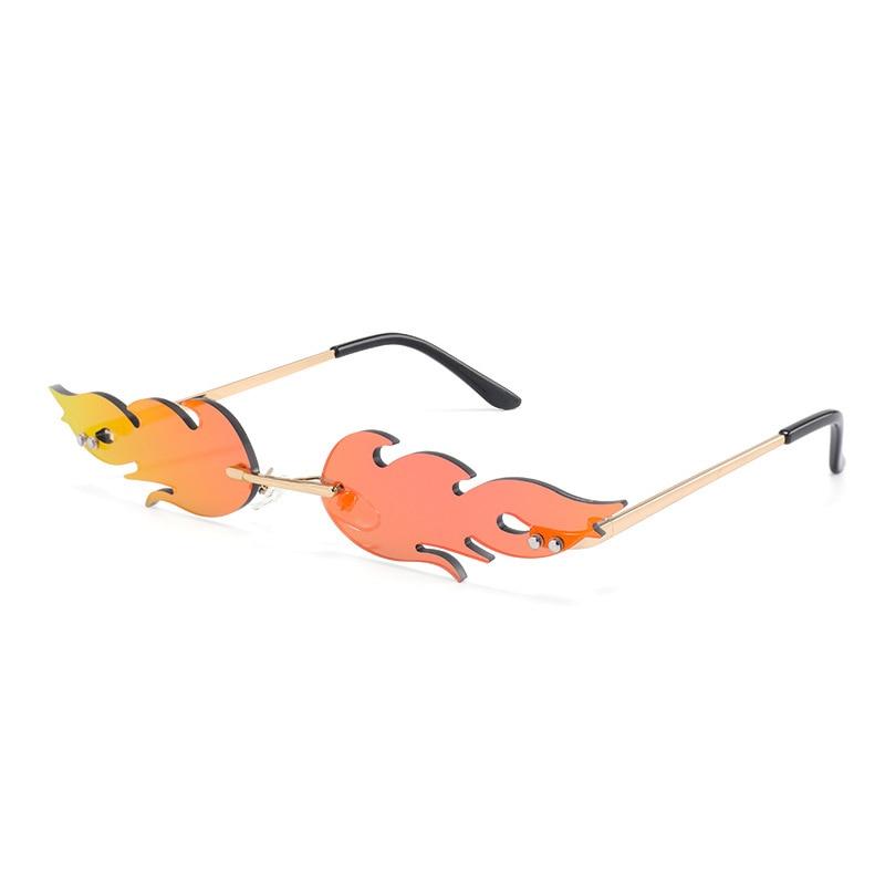 Lunettes Vintage Flammes Rouges - Louise Vintage