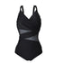 Maillot de Bain 1 Piece Grande Taille Vintage Noir - Louise Vintage
