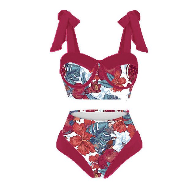 Maillot de Bain Femme Style Vintage Shorty Jaune - Louise Vintage