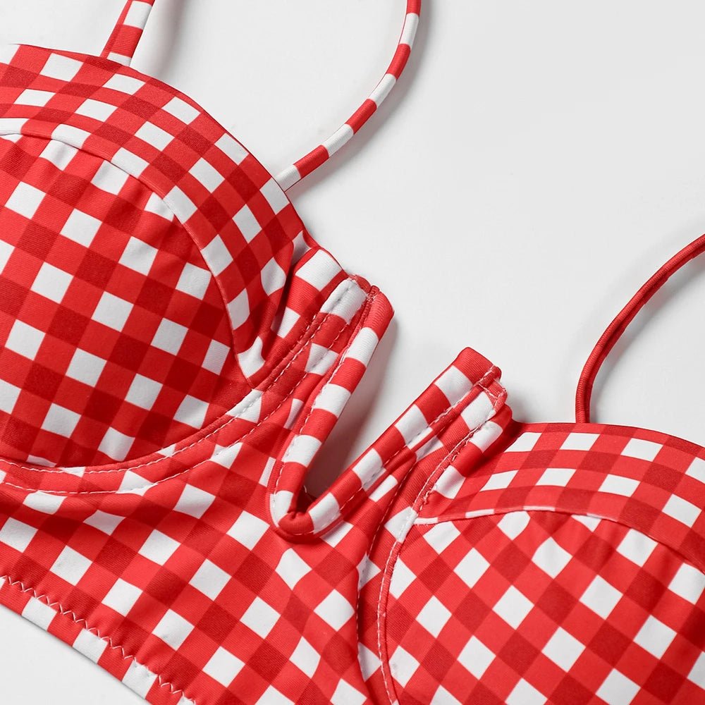 Maillot de Bain Rétro Rouge - Louise Vintage