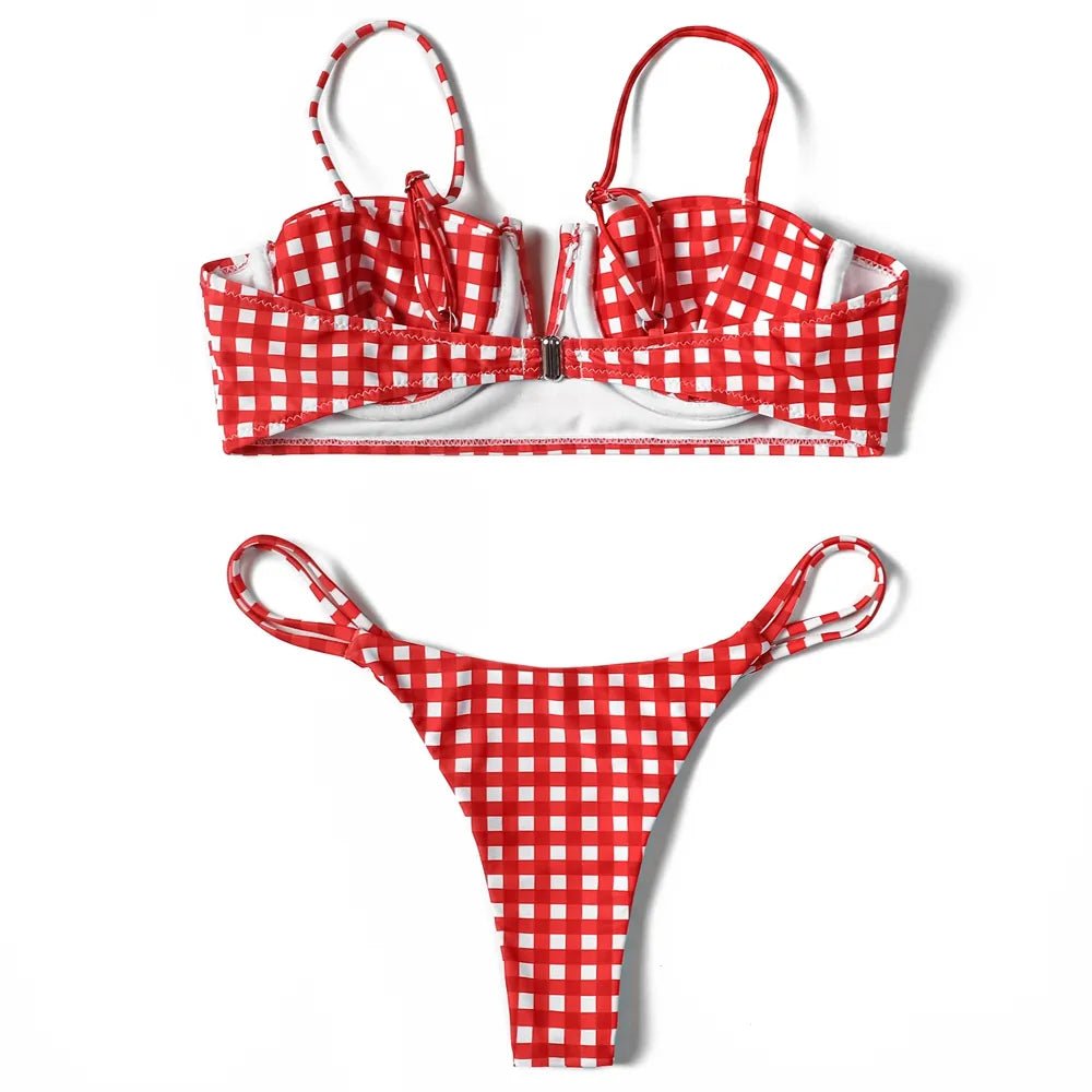 Maillot de Bain Rétro Rouge - Louise Vintage
