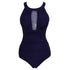 Maillot de Bain Sexy 1 Piece Vintage Bleu - Louise Vintage