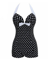 Maillot de Bain Vintage 1 Pièce Pois