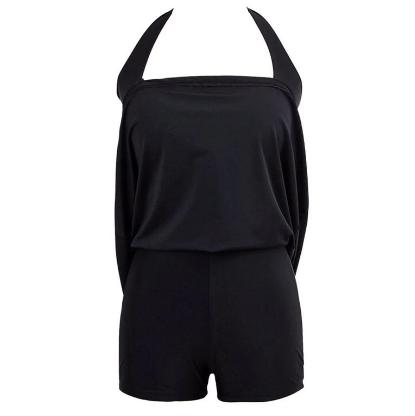 Maillot de Bain Vintage Jupe Noire Pois - Louise Vintage