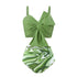 Maillot de Bain Vintage Volant Vert Tropique - Louise Vintage