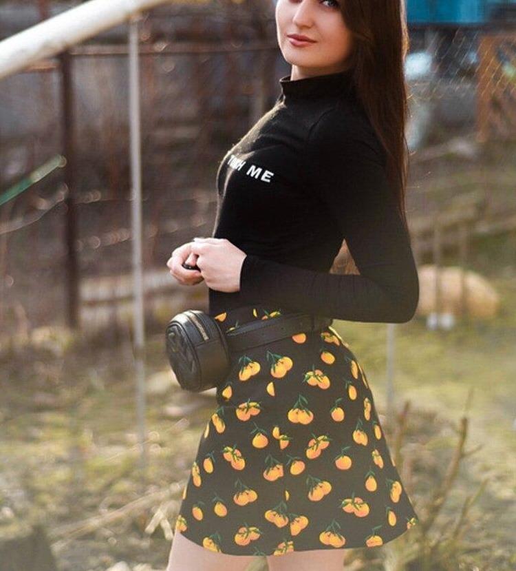 Mini Jupe Vintage Agrumes - Louise Vintage