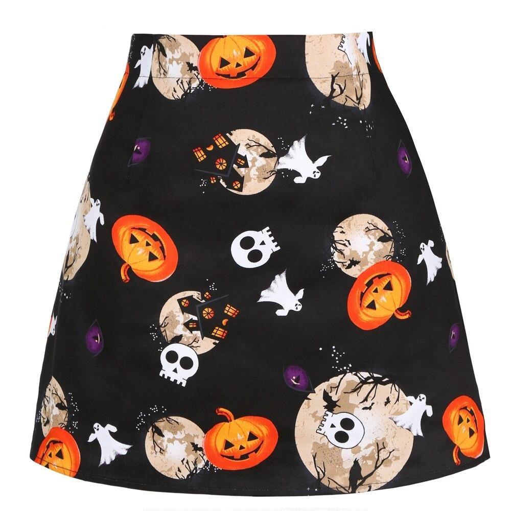 Mini Jupe Vintage Halloween Louise Vintage